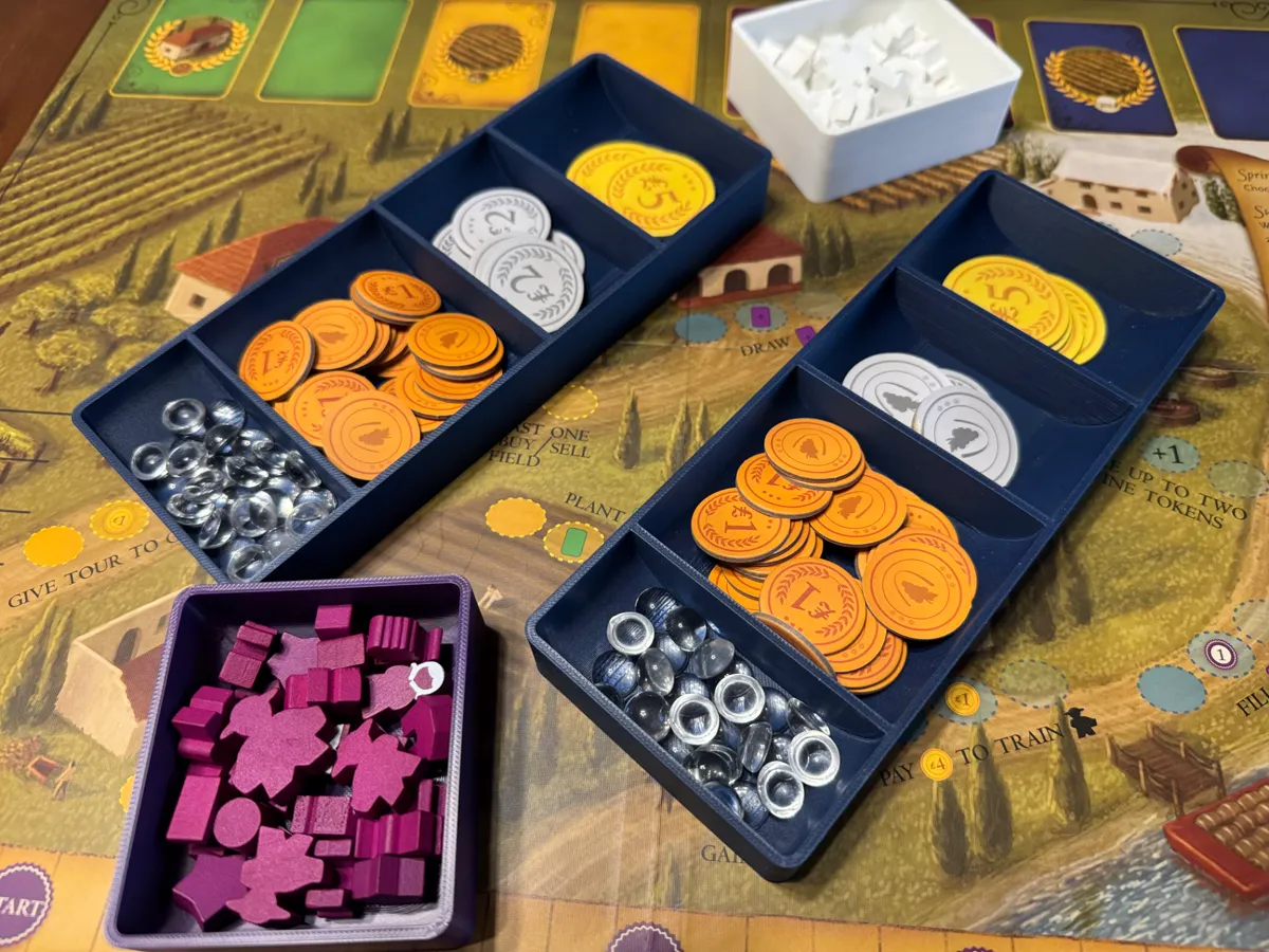 Viticulture & Tuscany Expansion Insert / Organizer, photo 3 of 4 - Viticulture & Tuscany Expansion Insert / Organizer Toys & Games