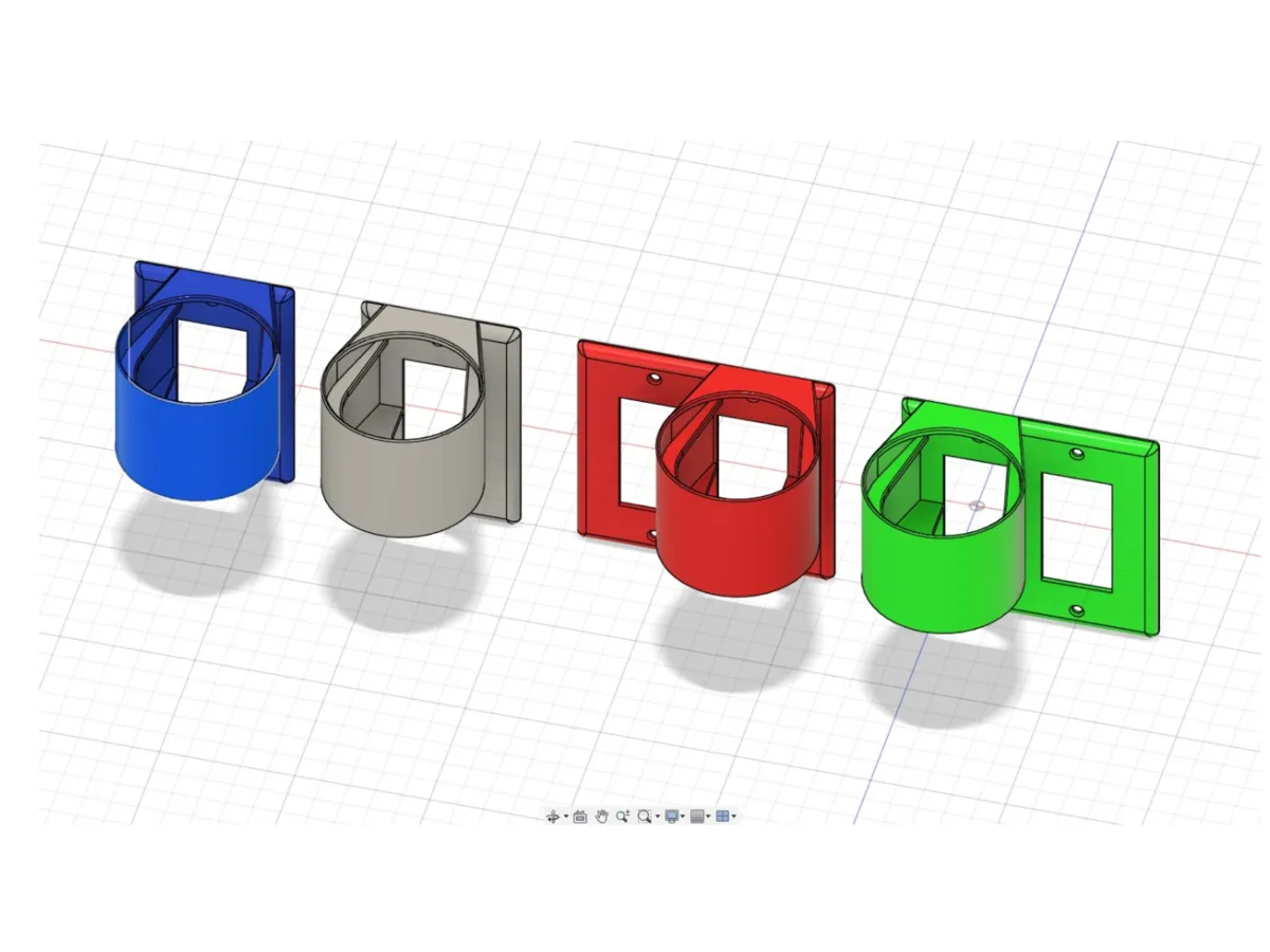 Philips DiamondClean Wall Plate mount 1 or 2 gang - Switch Plates & Socket Covers, in stock