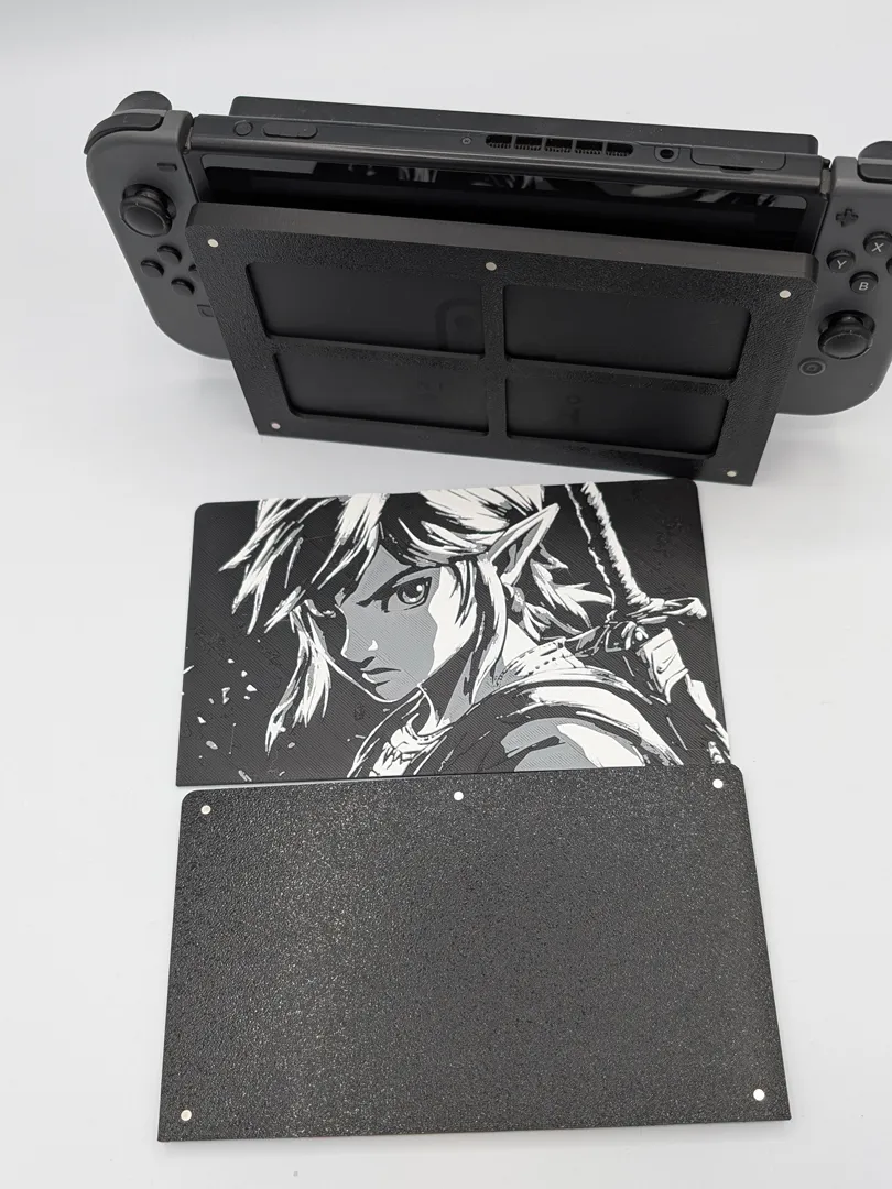 Swappable/Customizable Nintendo Switch Dock Cover, photo 2 of 4 - Swappable/Customizable Nintendo Switch Dock Cover Tools