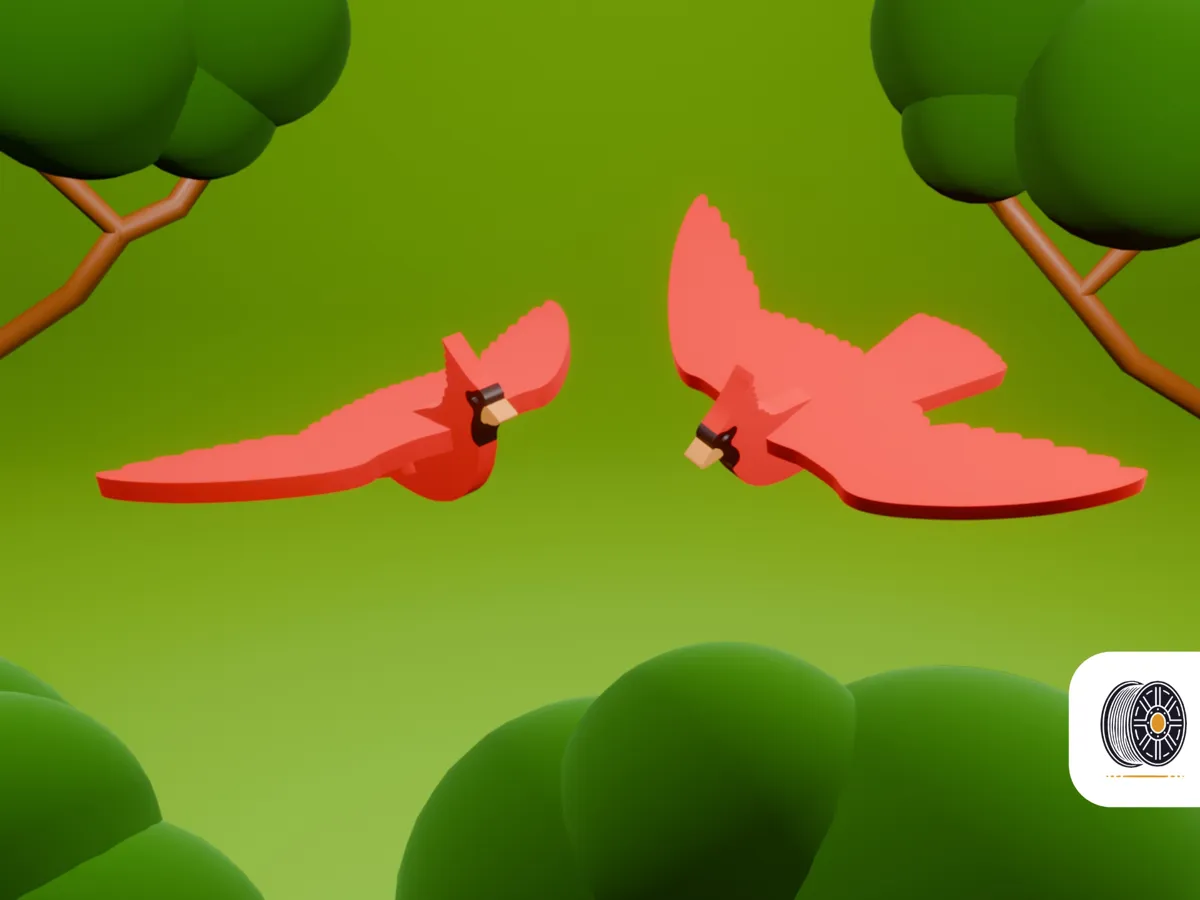 Cute Cardinal Bird Kit Card Ready, photo 4 of 4 - Cute Cardinal Bird Kit Card Ready Toys & Games