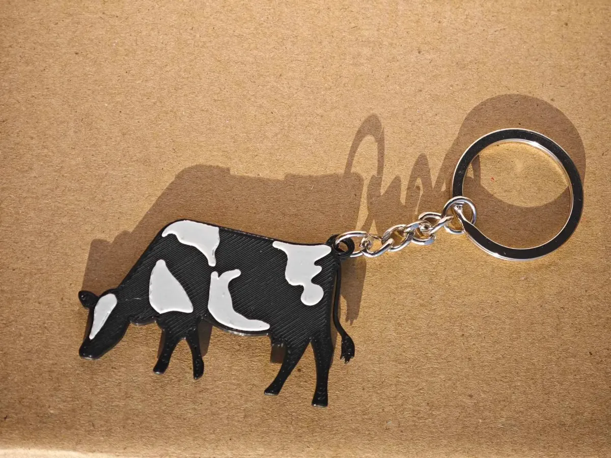Cow Keychain