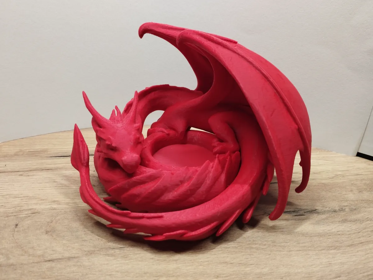 Dragon tealight holder, photo 3 of 3 - Dragon tealight holder Home Decor Items