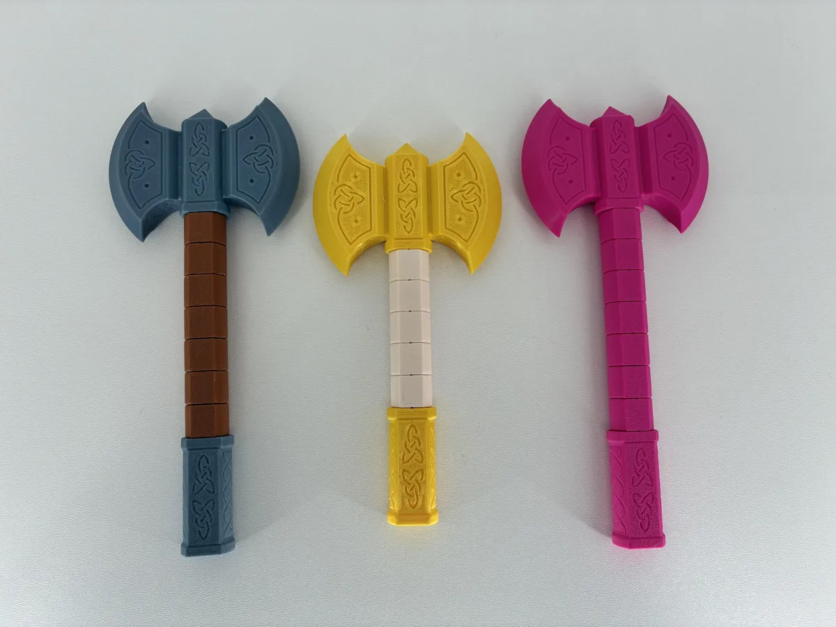 Axe - flail (transforming), photo 3 of 4 - Axe - flail (transforming) Props & Cosplay