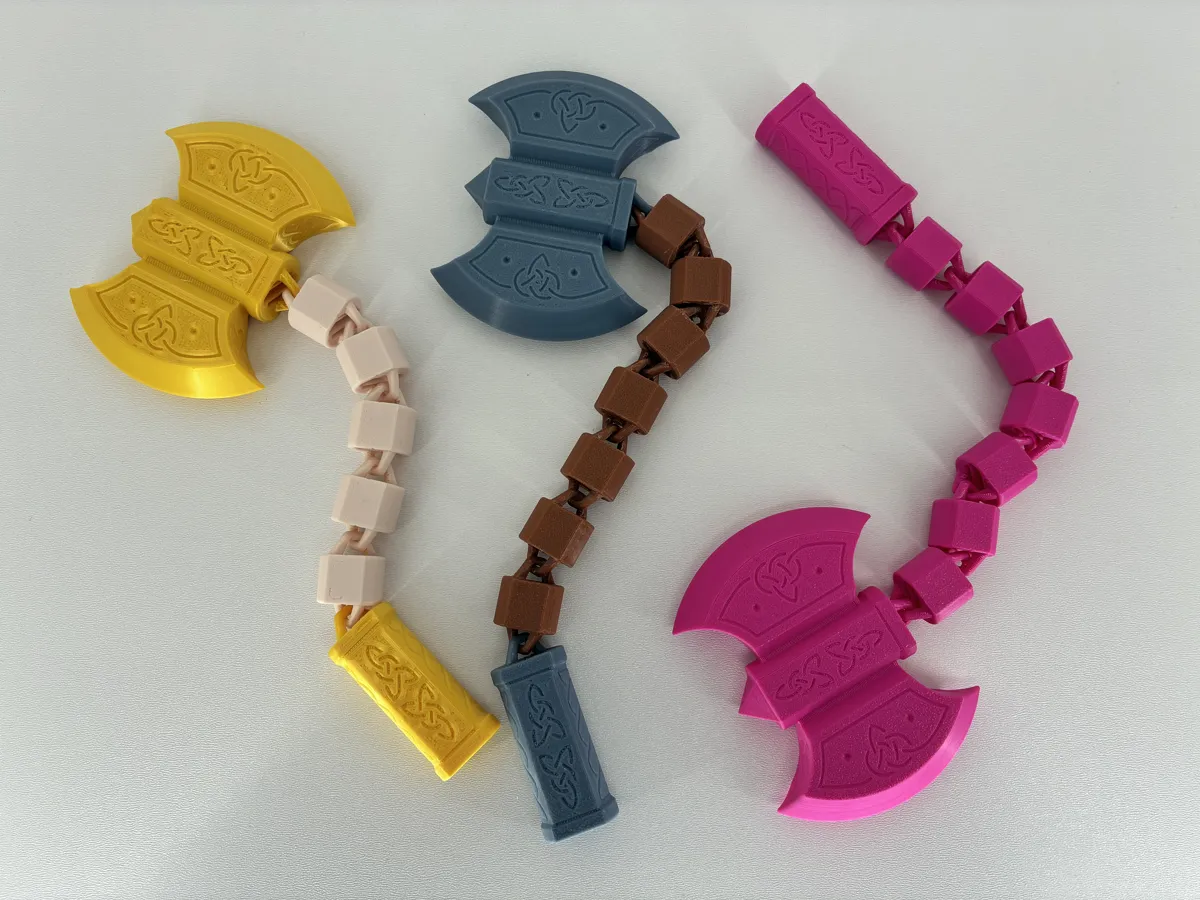 Axe - flail (transforming), photo 4 of 4 - Axe - flail (transforming) Props & Cosplay