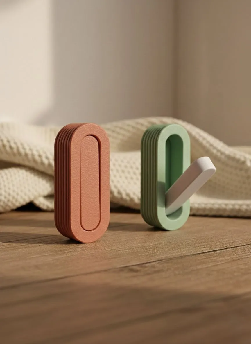 Modern Folding Wall Hook, photo 2 of 4 - Modern Folding Wall Hook Storage & Organisation