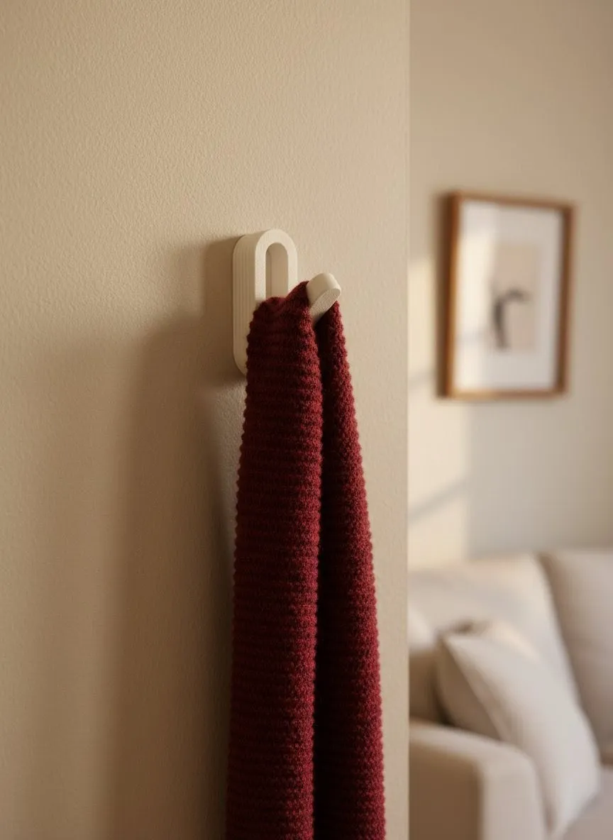 Modern Folding Wall Hook, photo 4 of 4 - Modern Folding Wall Hook Storage & Organisation
