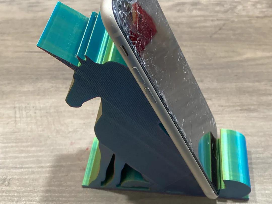 Sitting Unicorn Phone Stand