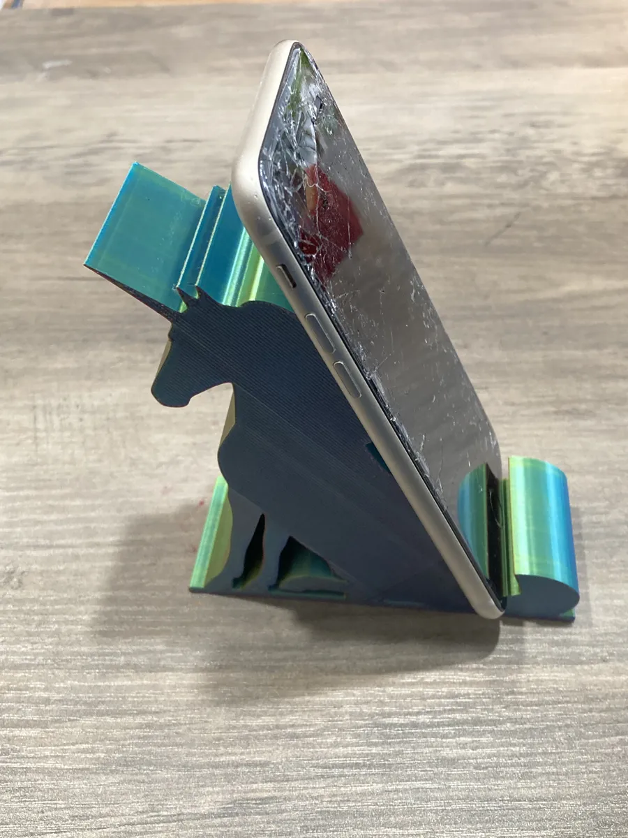 Sitting Unicorn Phone Stand, photo 4 of 4 - Sitting Unicorn Phone Stand Mobile & Device Accessories