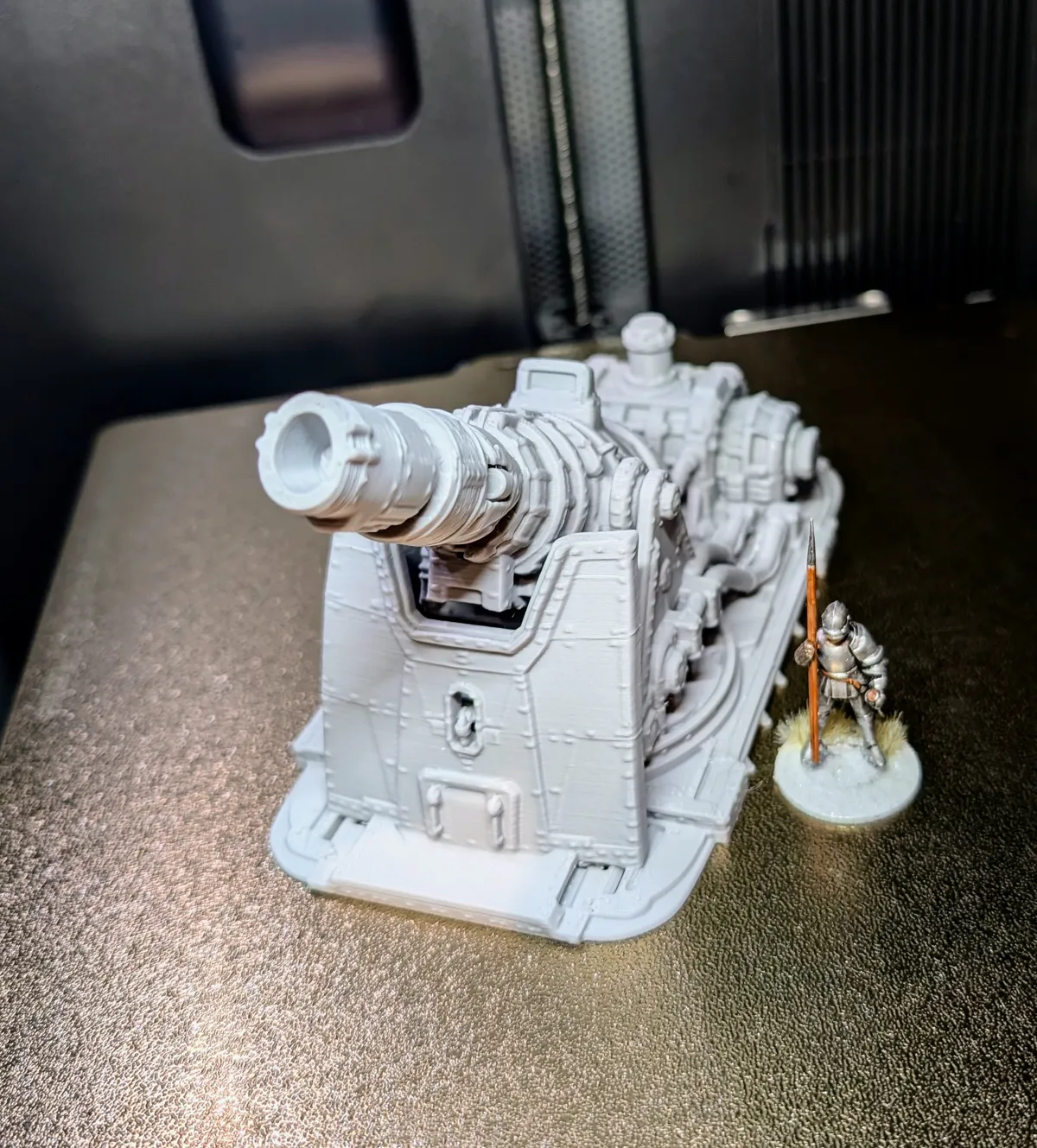 Imperial Siege Mortar, Artillery Emplacement, photo 4 of 4 - Imperial Siege Mortar, Artillery Emplacement Miniatures