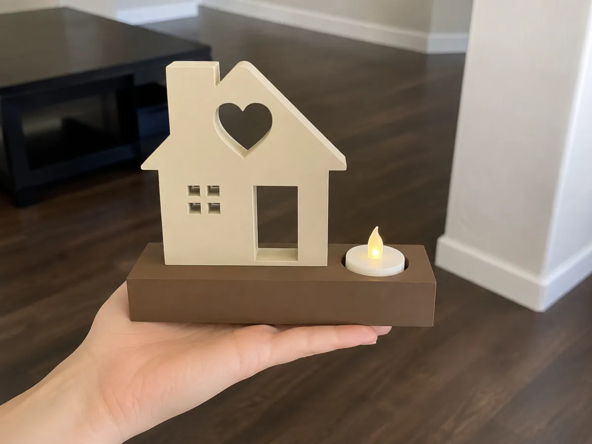 Heart Home LED Tealight Holder, Minimalist decor - Decor, in stock in India