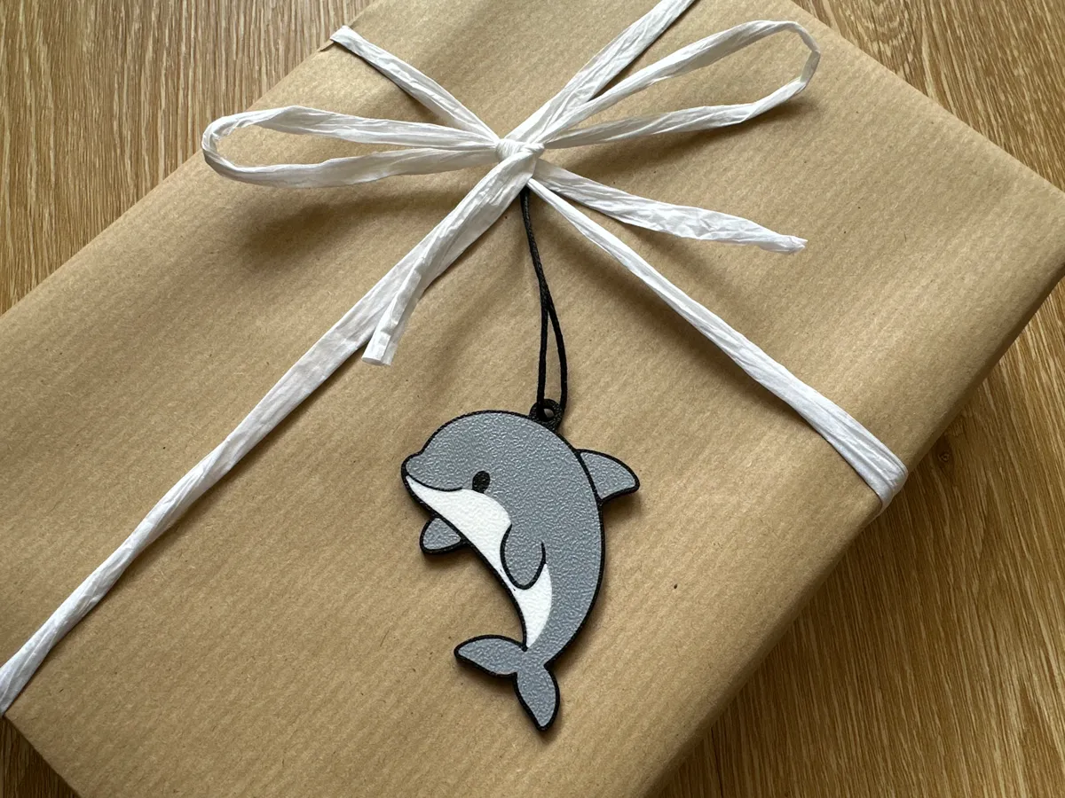 Cute Dolphin Ornament - 2D Art, in stock in India
