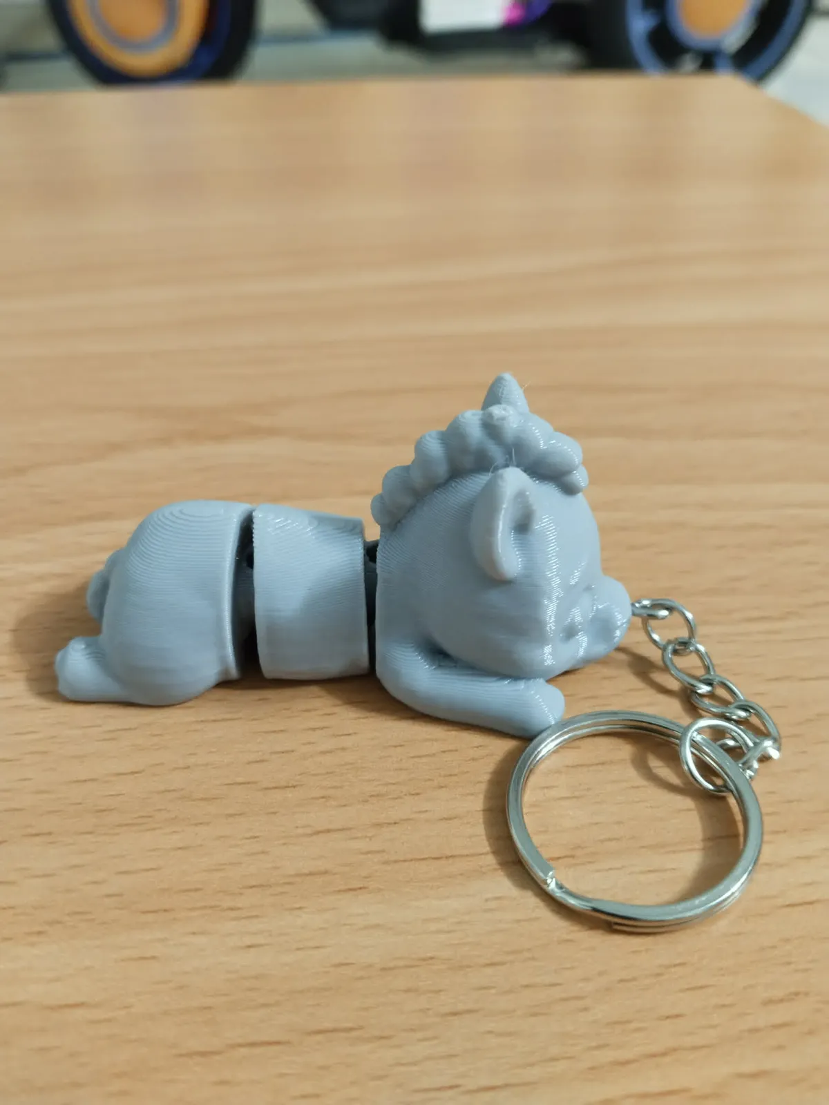 Cute Horse Flexi Keychain | Single Color, photo 4 of 4 - Cute Horse Flexi Keychain | Single Color Miniatures