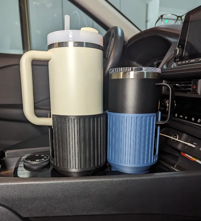 Car Cup Holder Adapter with flexible TPU tabs, photo 4 of 4 - Car Cup Holder Adapter with flexible TPU tabs Car & Vehicle