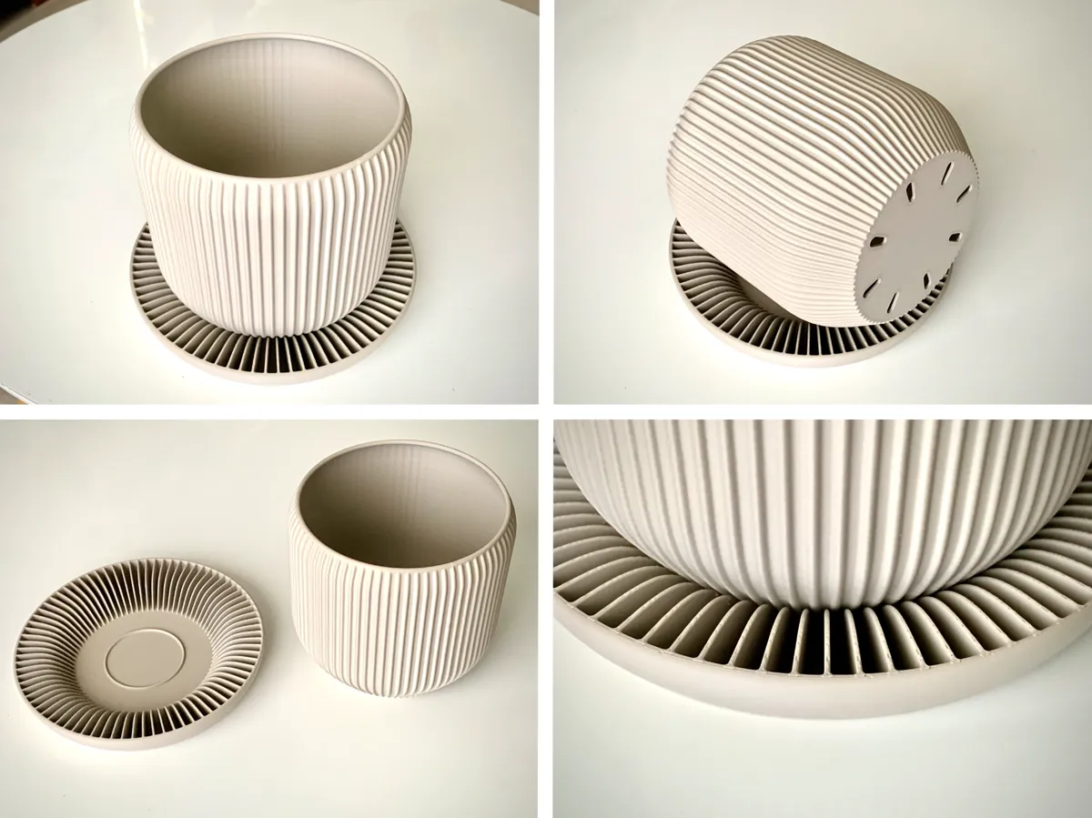 Planter with Water Tray