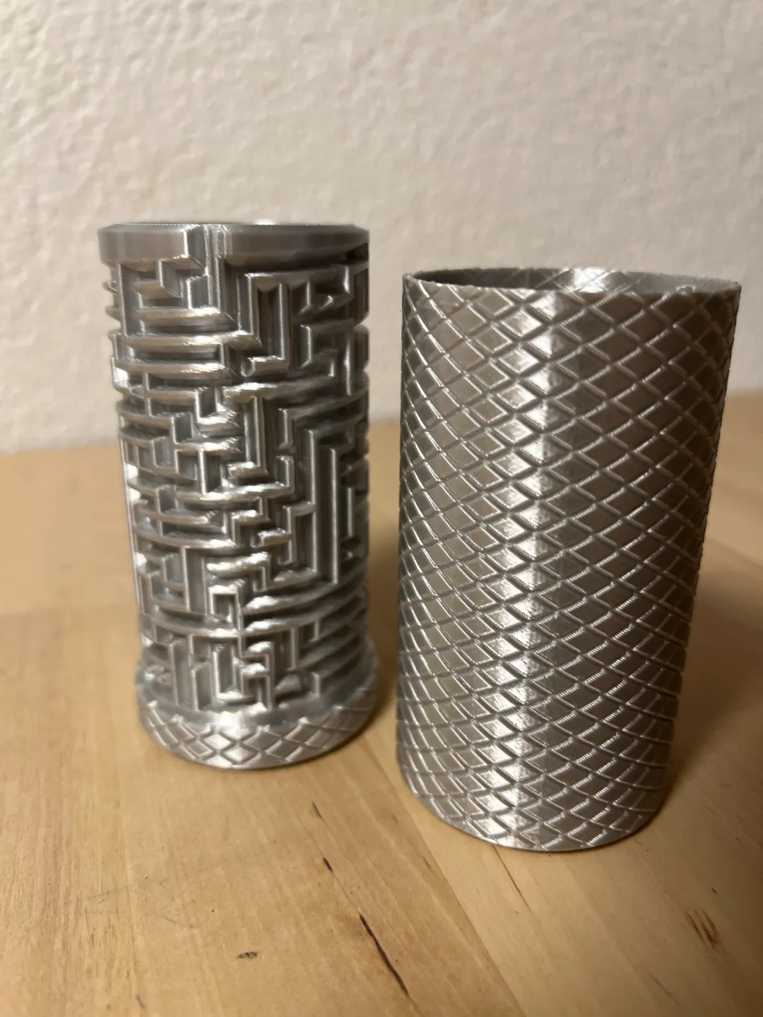 Puzzle Maze with knurled style.