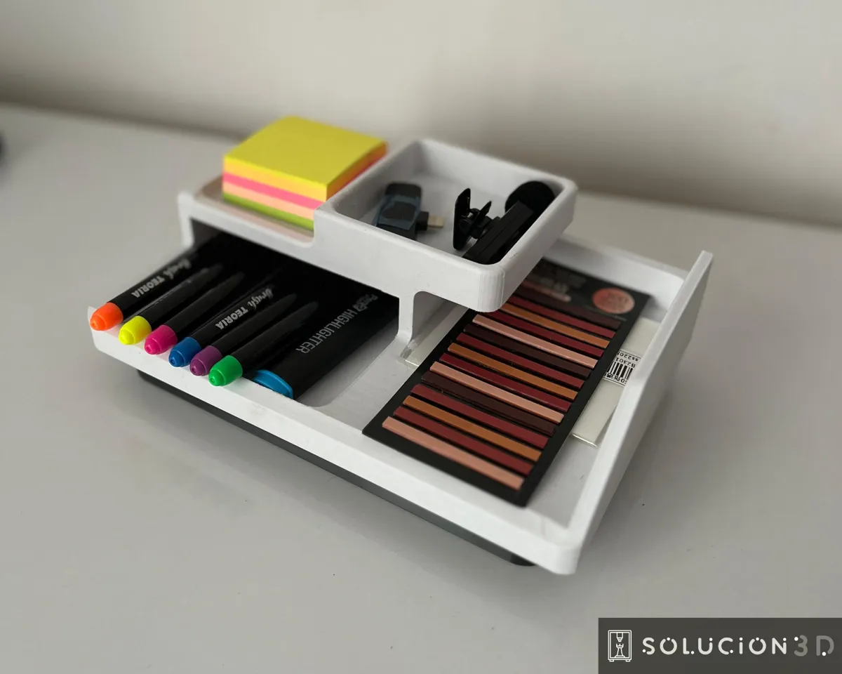 Modern Desk Organizer, photo 2 of 3 - Modern Desk Organizer Household