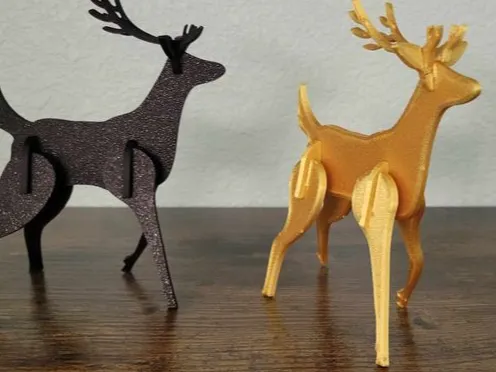 Christmas Reindeer kit card - Santa, Snowman & Reindeer Decor, in stock