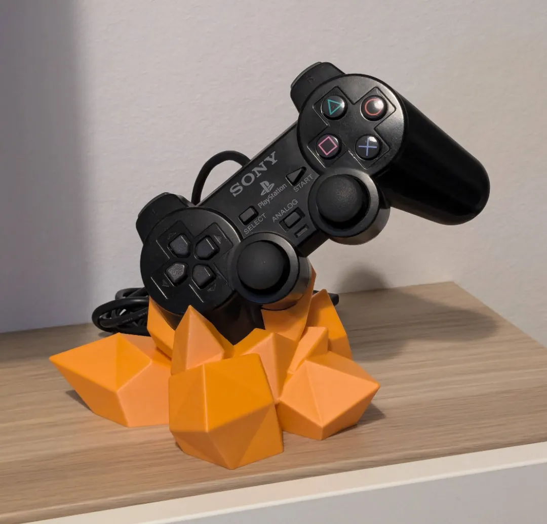 Playstation 2 Controller Stand/Dualshock 2 Crystal - PS5 & PlayStation Controller Stands, in stock