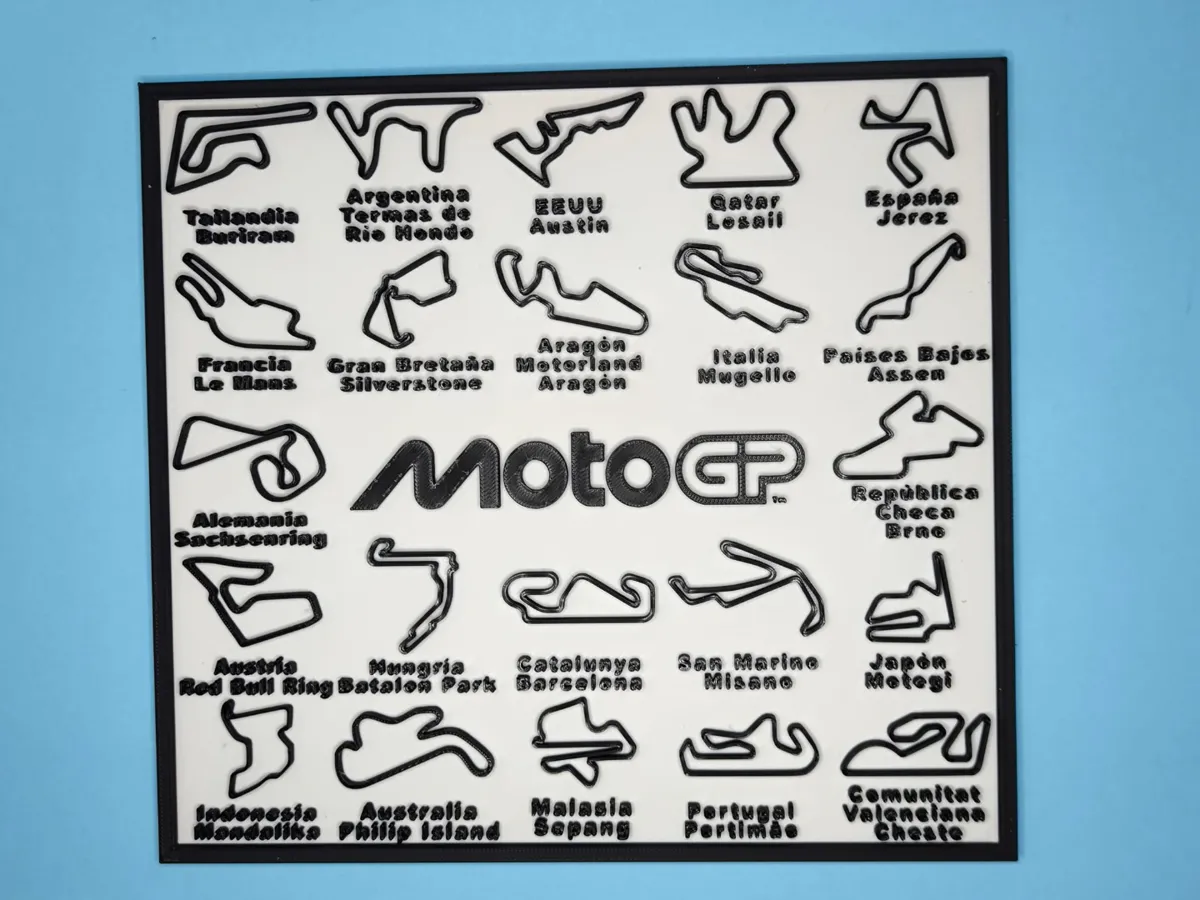 MotoGP 2025 Circuits Wall Art