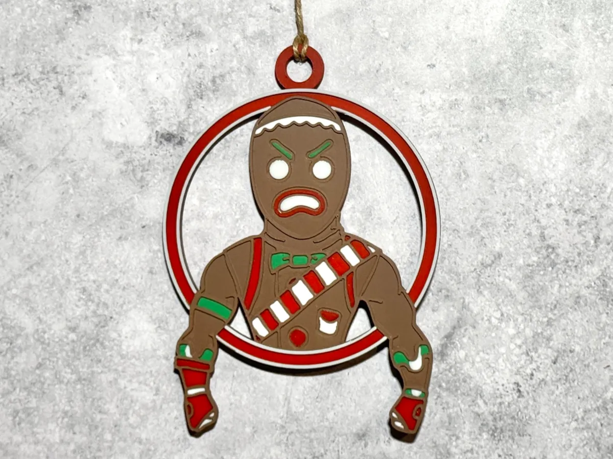 Gingerbread Man Ornament, Fortnite Holiday Drop!