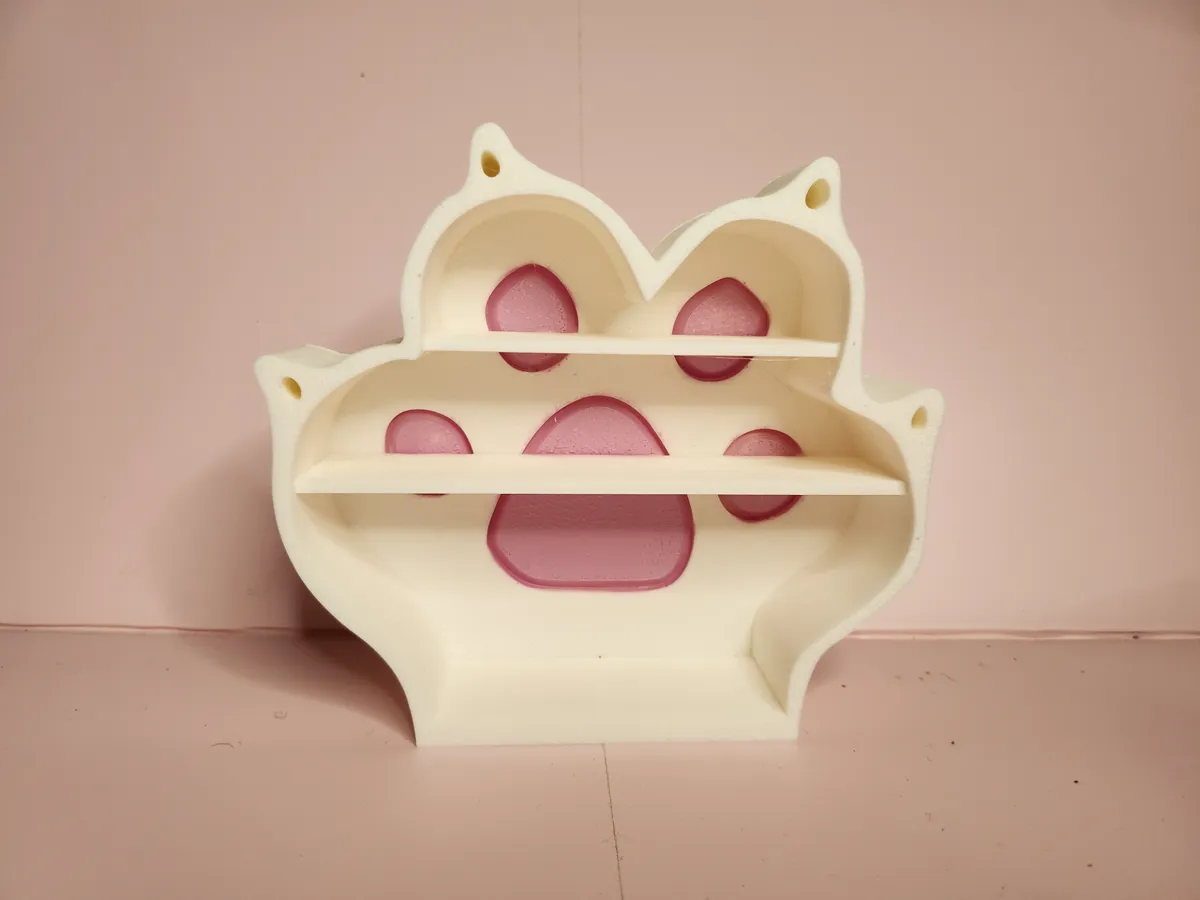 Cat paw mini shelf organizer, photo 2 of 3 - Cat paw mini shelf organizer Pets