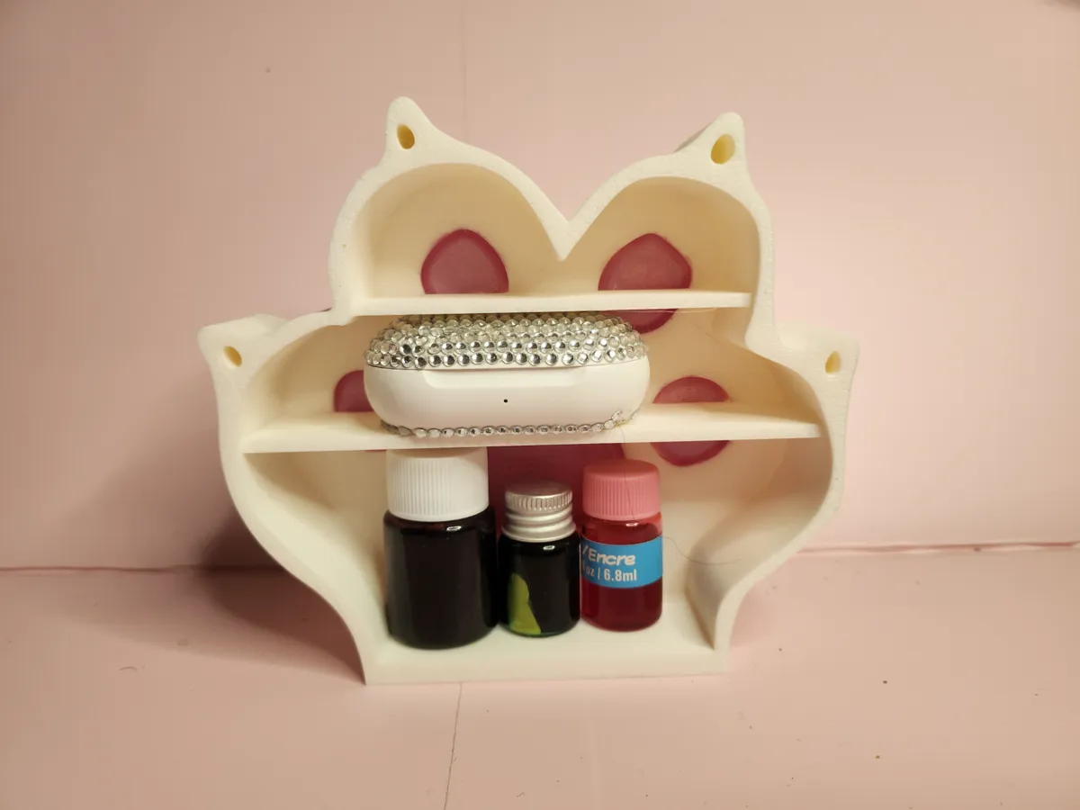 Cat paw mini shelf organizer, photo 3 of 3 - Cat paw mini shelf organizer Pets