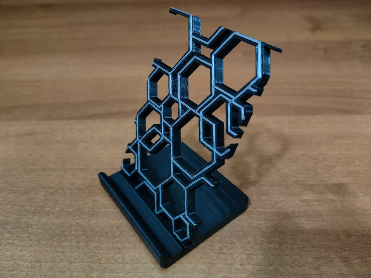 Hexagon Phone Stand - Geometric & Low-poly Stands, in stock