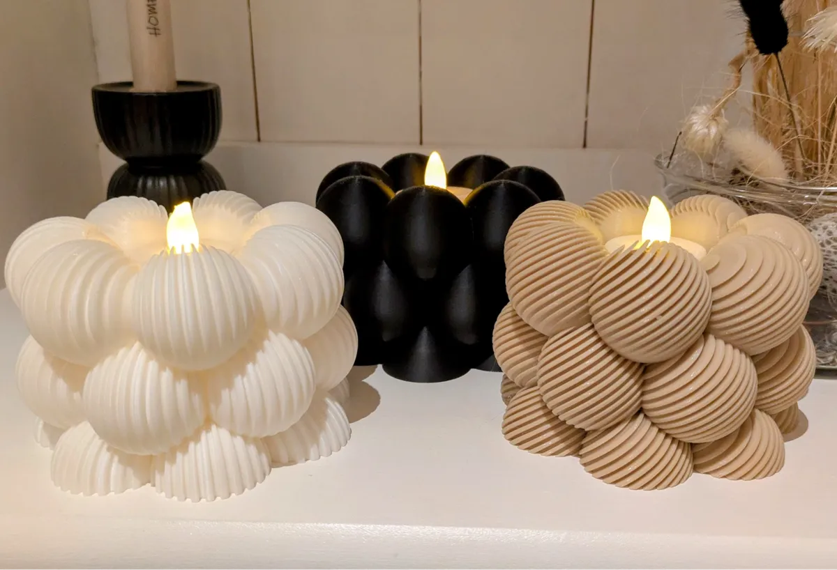 Big bubble tealight candle holder (3 Versions) - Tealight Holders, in stock in India