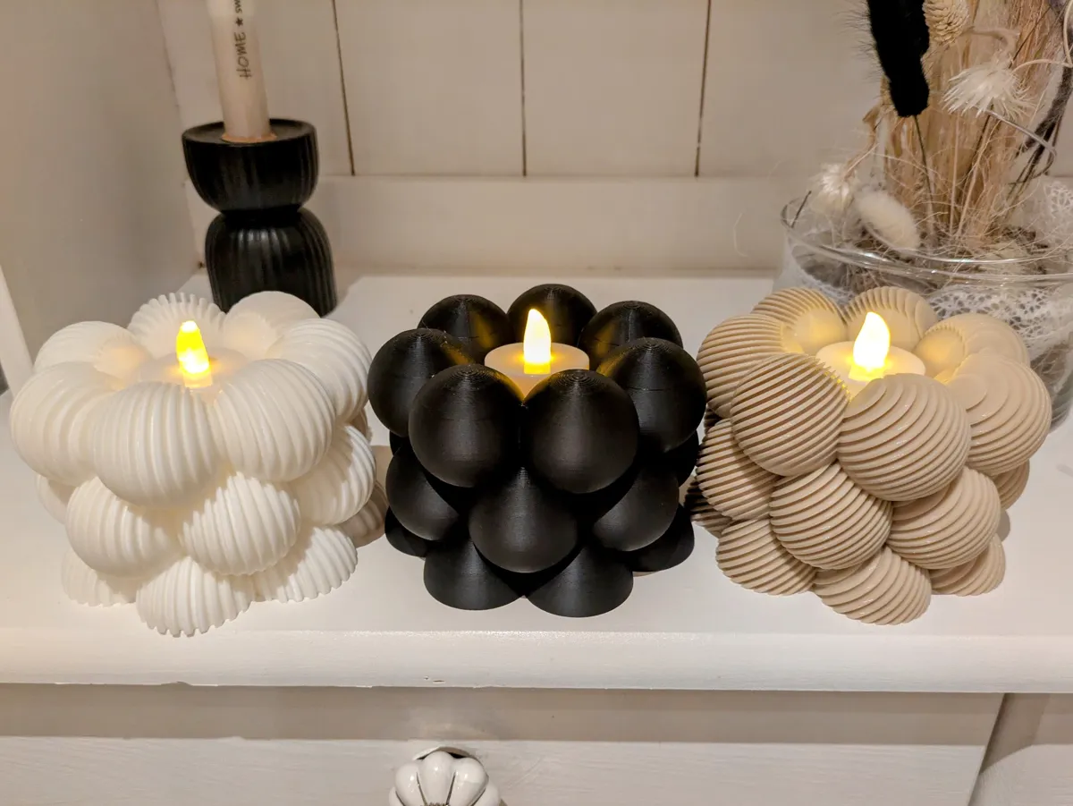 Big bubble tealight candle holder (3 Versions), photo 4 of 4 - Big bubble tealight candle holder (3 Versions) Home Decor Items