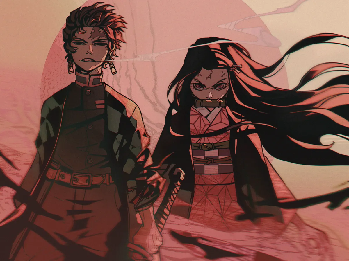 Tanjiro and Nezuko (demon slayer) - Tanjiro & Nezuko, in stock in India