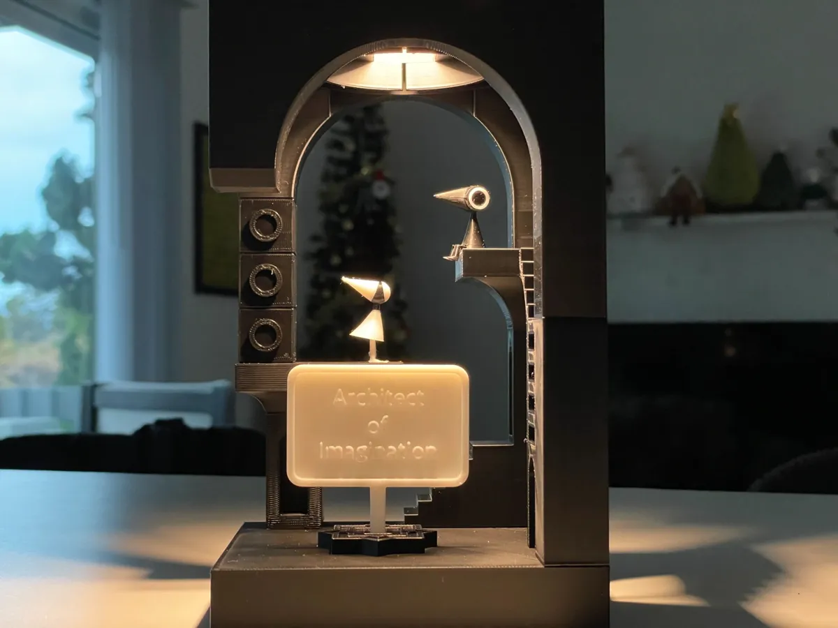 Monument Valley Lamp Trophy with Lamp Kit