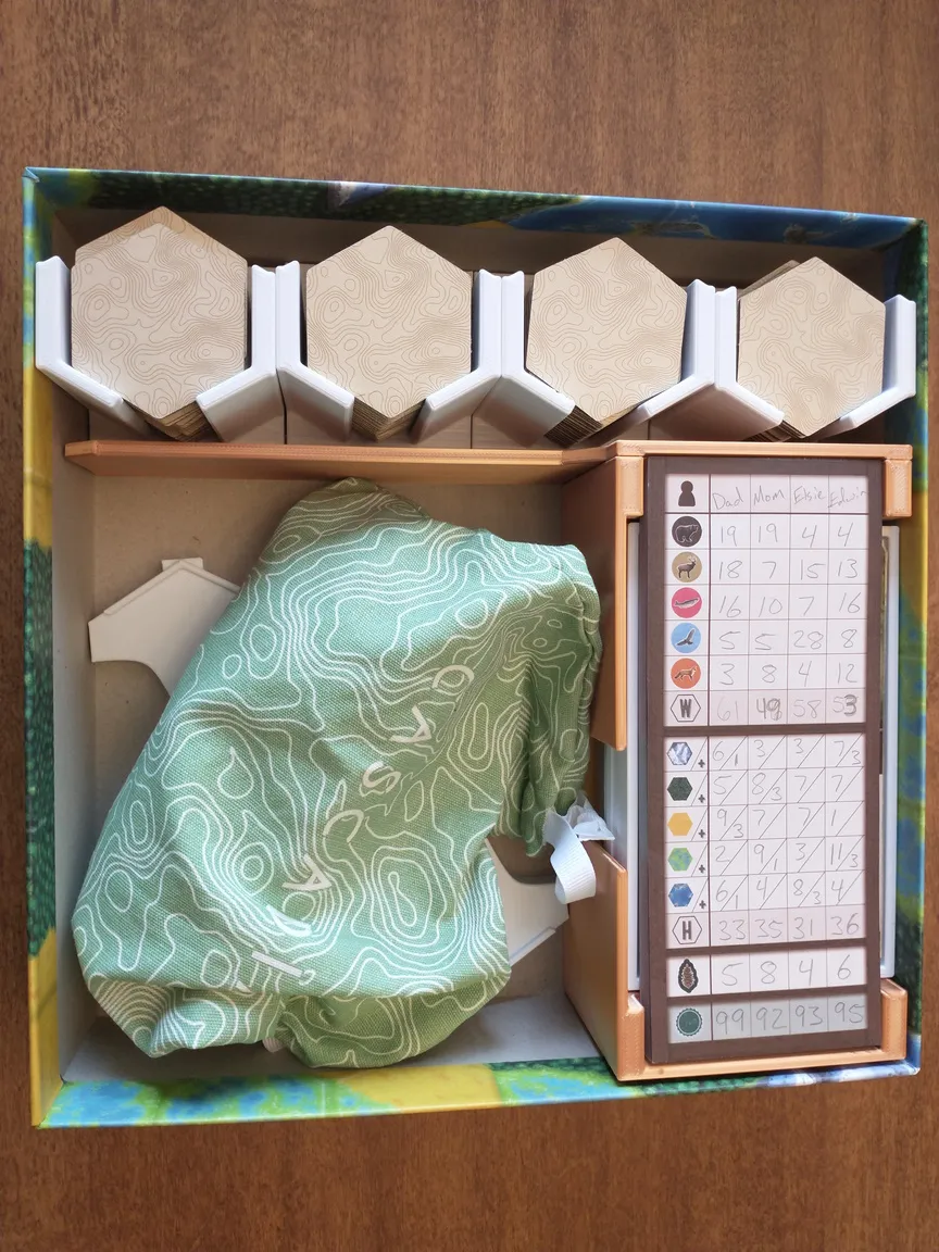 Cascadia Board Game Insert (Base Game), photo 3 of 4 - Cascadia Board Game Insert (Base Game) Board Games & Tabletop