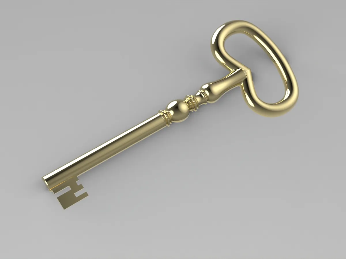 Antique skeleton key