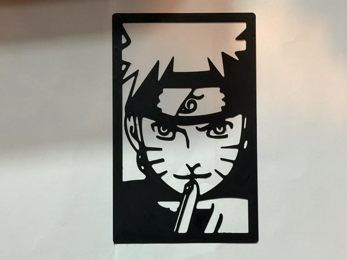 Naruto silhouette (wall art)
