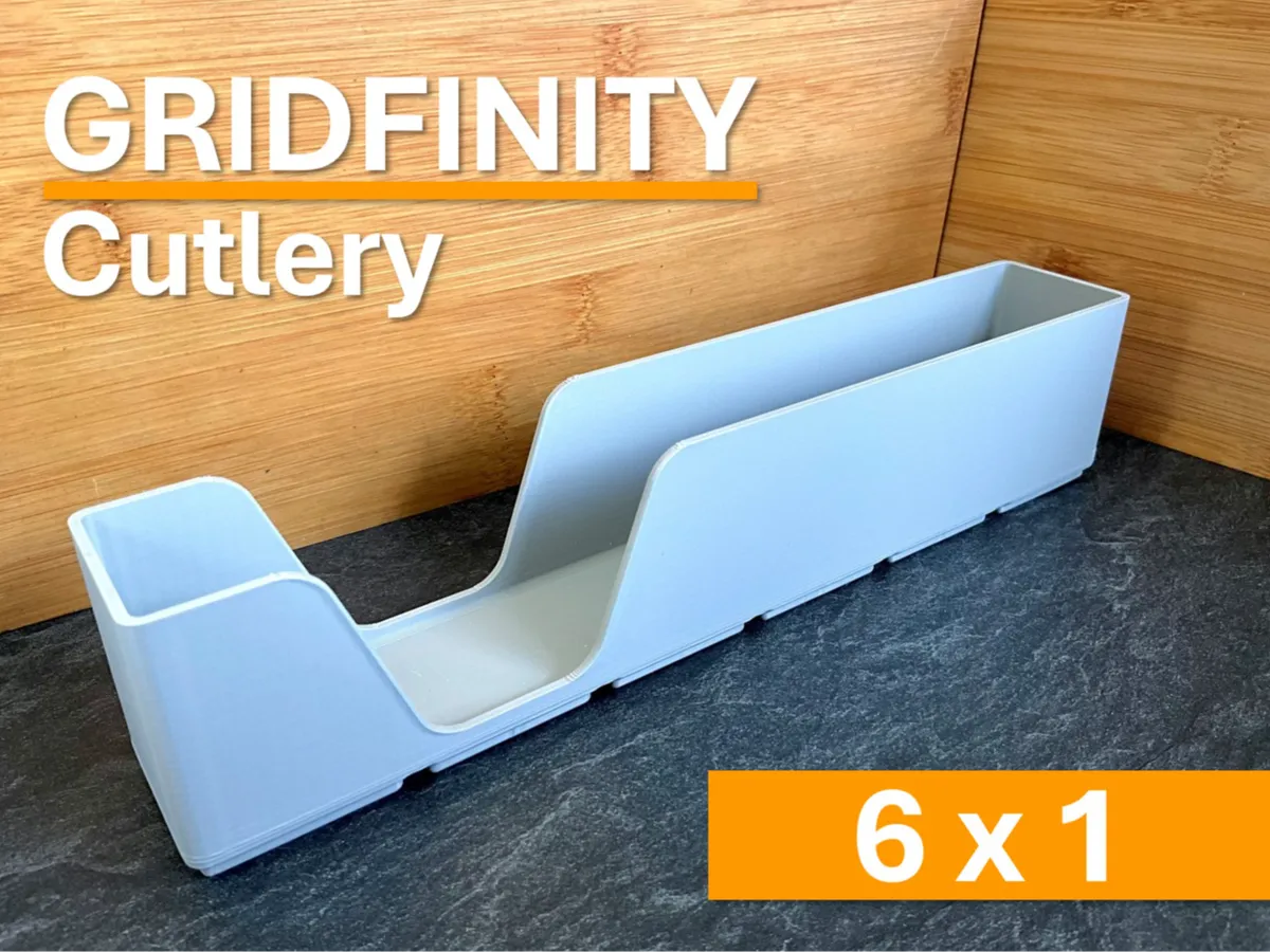 6x1 Gridfinity Besteck Organizer