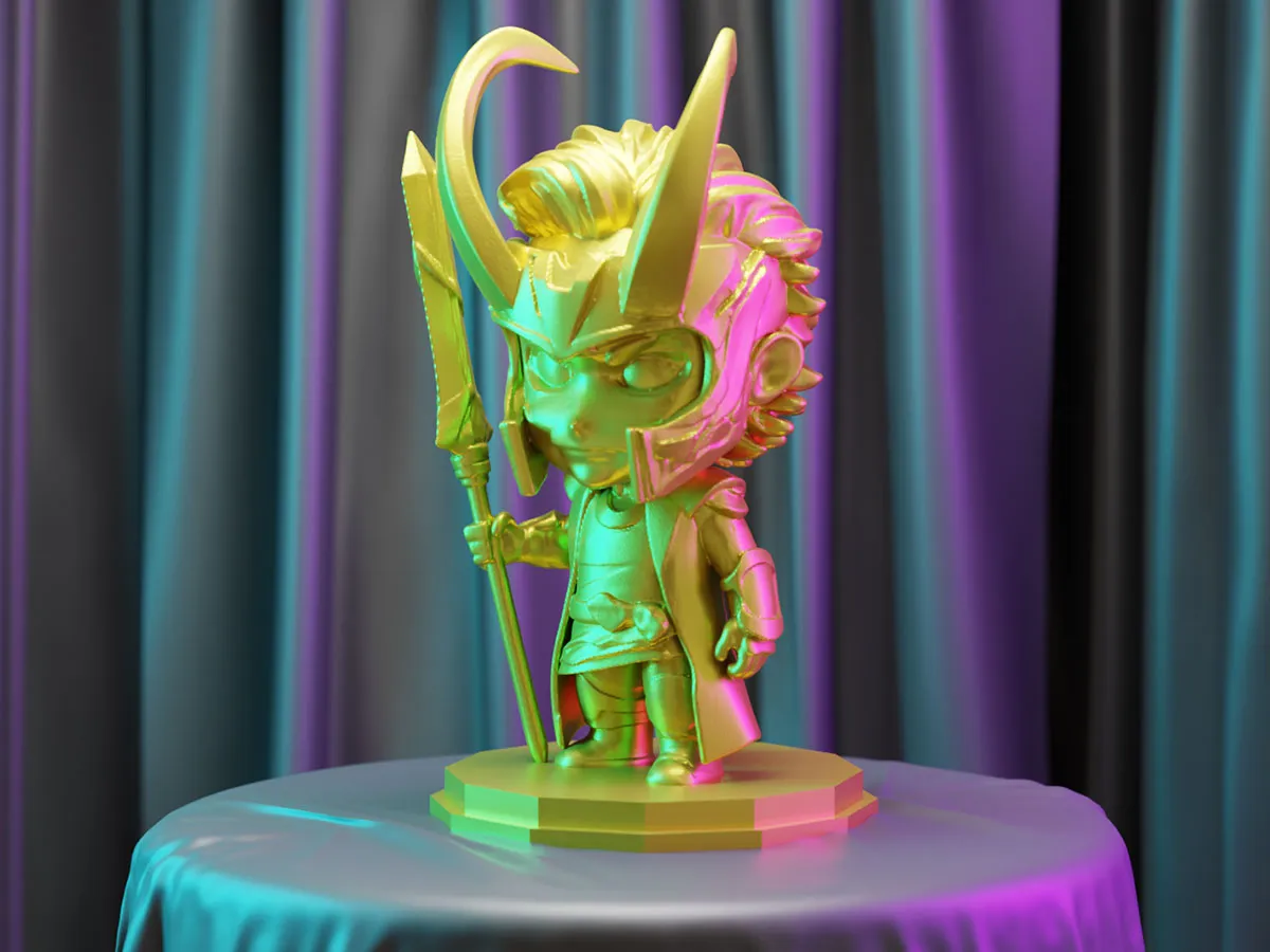 The Marvel's Loki Inspired Chibi Figure