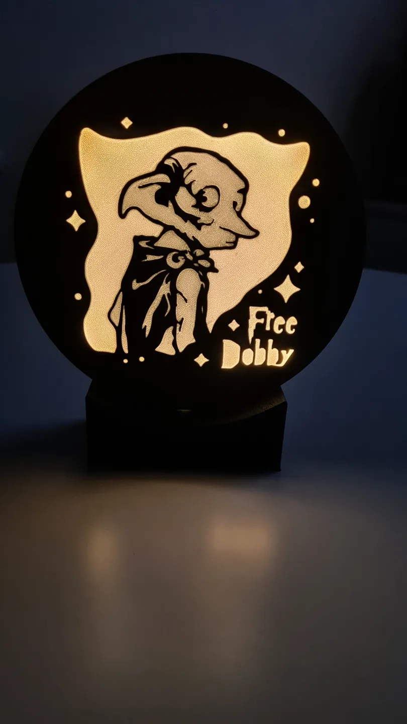 Lightbox Dobby is free - Harry Potter, photo 3 of 3 - Lightbox Dobby is free - Harry Potter Lamps & Lighting