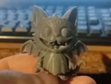 Cute Bat Cat, Halloween 3D Figurine