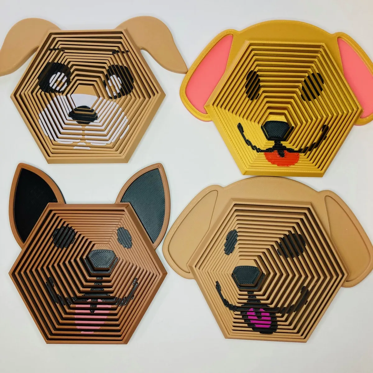 Dog Hexagon Fidget Toy, photo 4 of 4 - Dog Hexagon Fidget Toy Fidget & Sensory Toys