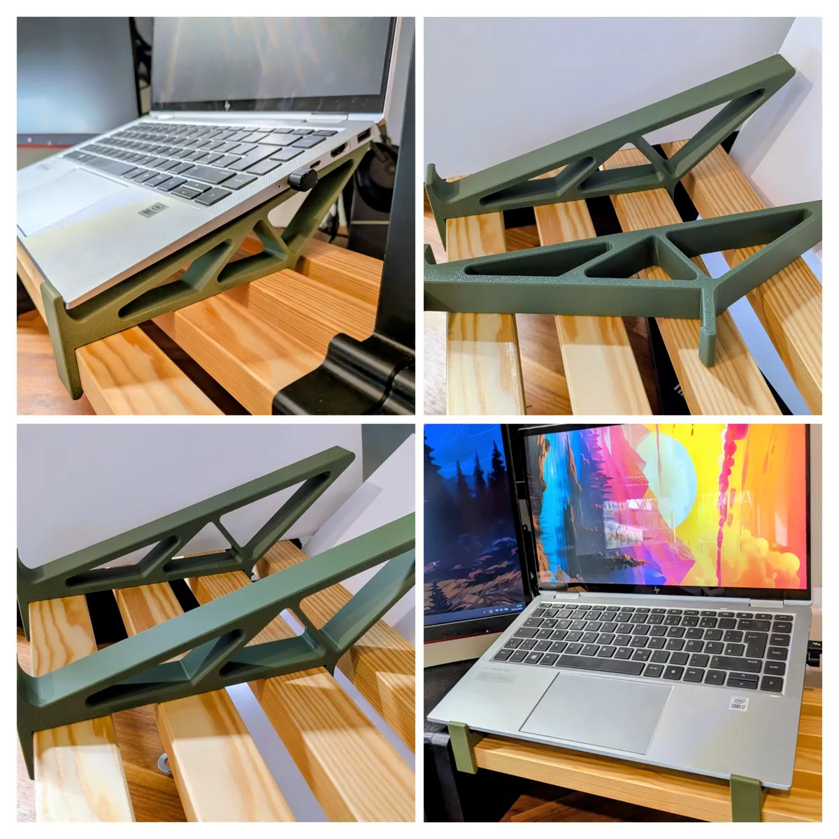 Modular Desk Shelf with Notebook Stand, photo 3 of 4 - Modular Desk Shelf with Notebook Stand Mobile & Device Accessories