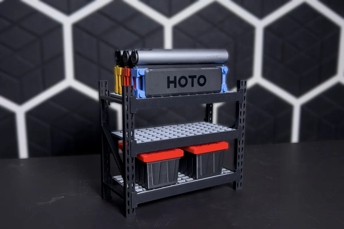 Mini Garage Rack - Modular Heavy-Duty Storage, photo 3 of 4 - Mini Garage Rack - Modular Heavy-Duty Storage Tools & Workshop