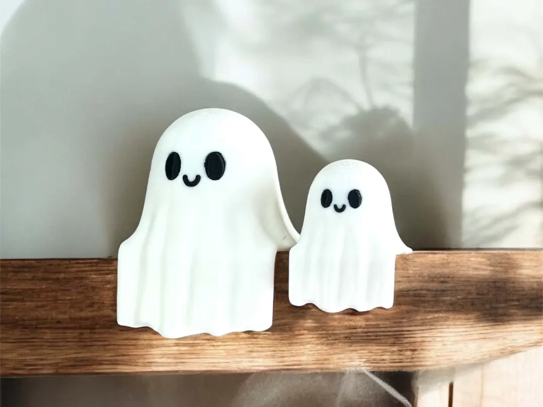 Cute Spooky Ghost Shelf Sitter Book Case Decor