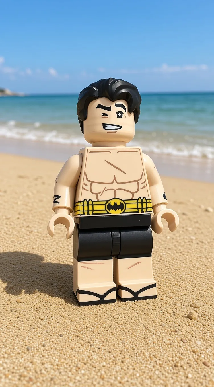 BIG BRICK FORTNITE SWIMSUIT BATMAN, photo 4 of 4 - BIG BRICK FORTNITE SWIMSUIT BATMAN Miniatures