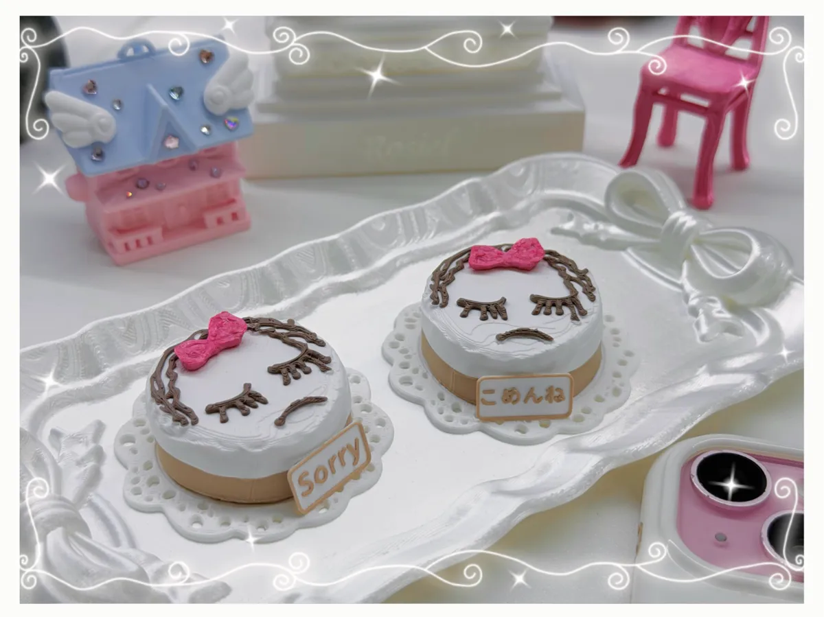 Sorry cake-Phone Grip - Coin & Badges, in stock in India