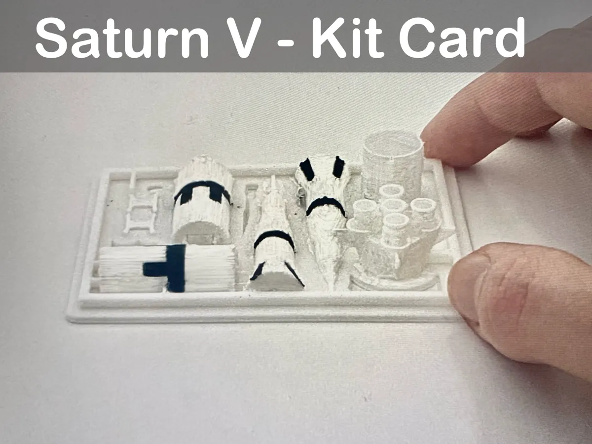 Saturn V Kit Card