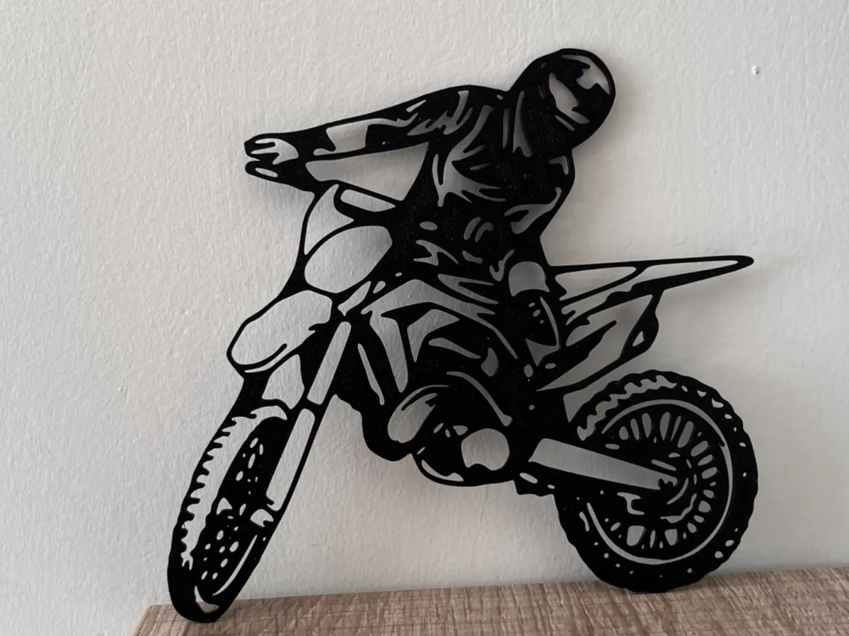 Motocross Jump Wall Decor