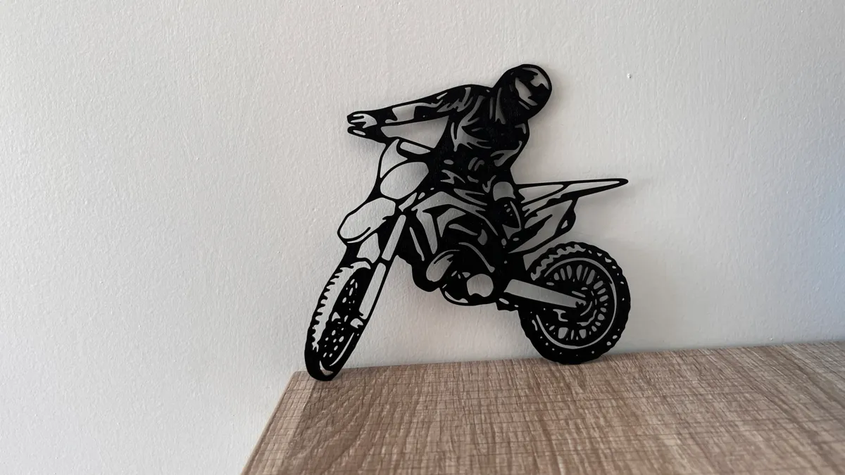 Motocross Jump Wall Decor, photo 3 of 4 - Motocross Jump Wall Decor Home Decor Items