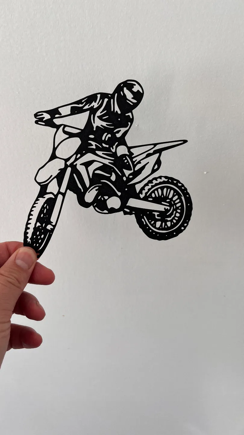 Motocross Jump Wall Decor, photo 4 of 4 - Motocross Jump Wall Decor Home Decor Items