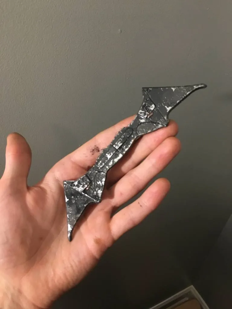Batarang from Batman 2022, photo 2 of 3 - Batarang from Batman 2022 Props & Cosplay