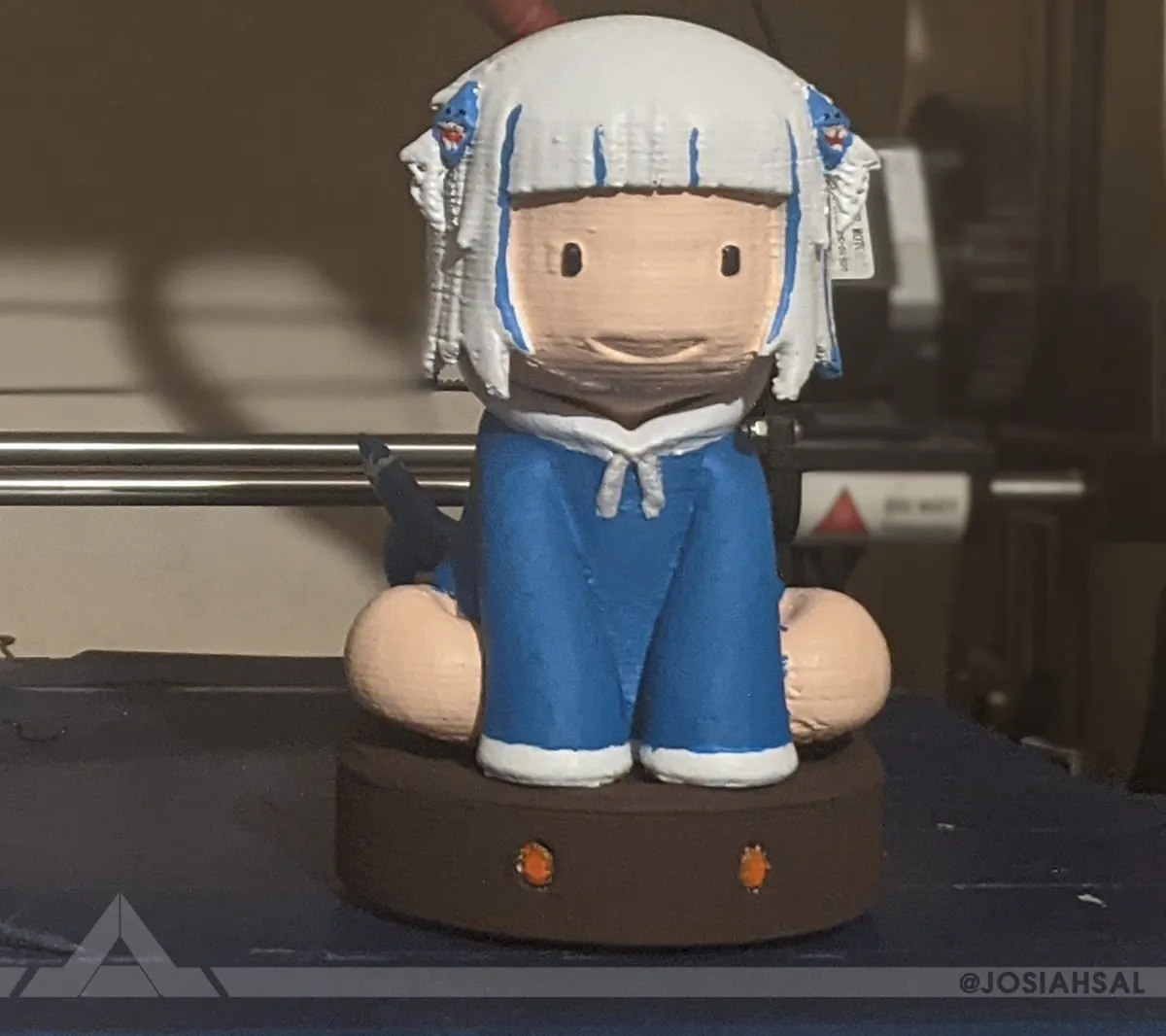 Hololive EN: Gawr Gura - 'Gura on Roomba' figure - Other Miniatures, in stock in India